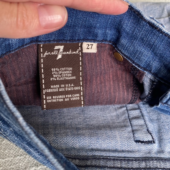 🌼 7 For all mankind shorts women’s size 27 - Picture 7 of 10